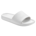 White Minimalist Comfort Slides | Dummyroses