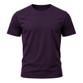 Deep Plum Premium Cotton T-Shirt | Dummyroses