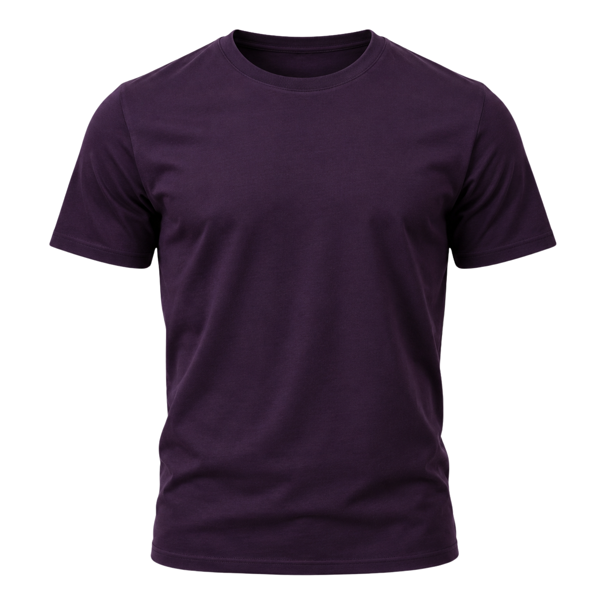 Deep Plum Premium Cotton T-Shirt | Dummyroses