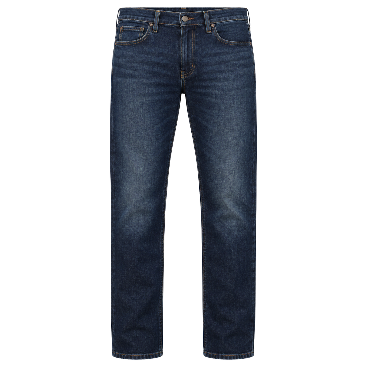 Dark Indigo Straight-Fit Denim Jeans | Dummyroses